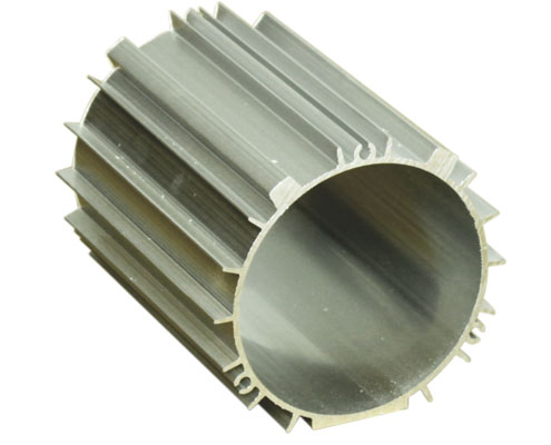 大截面铝型材机壳6063T5/6061T6铝合金电机壳专业生产电机风冷外壳